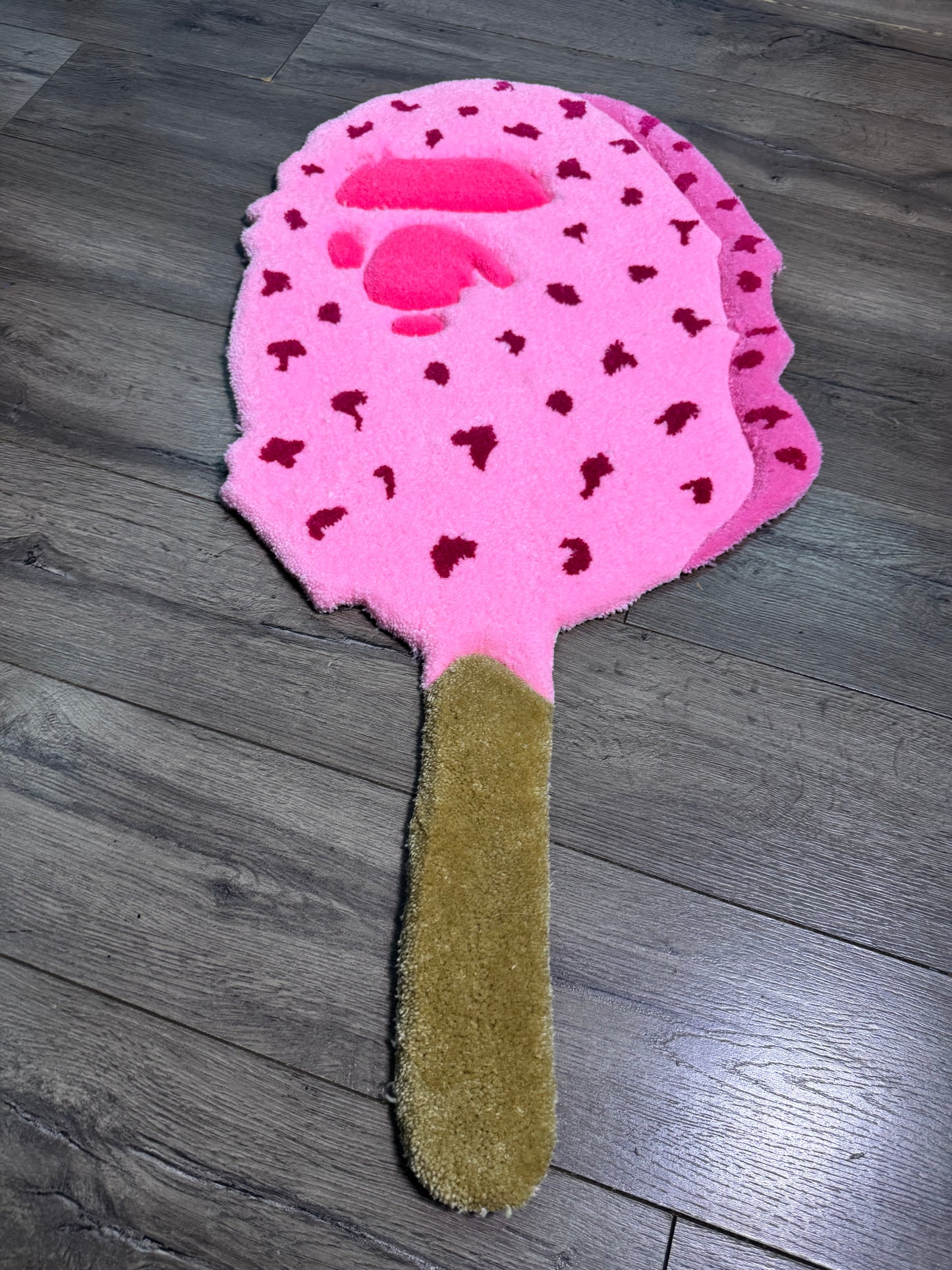 Bape Pink Raspberry Ice Cream Rug