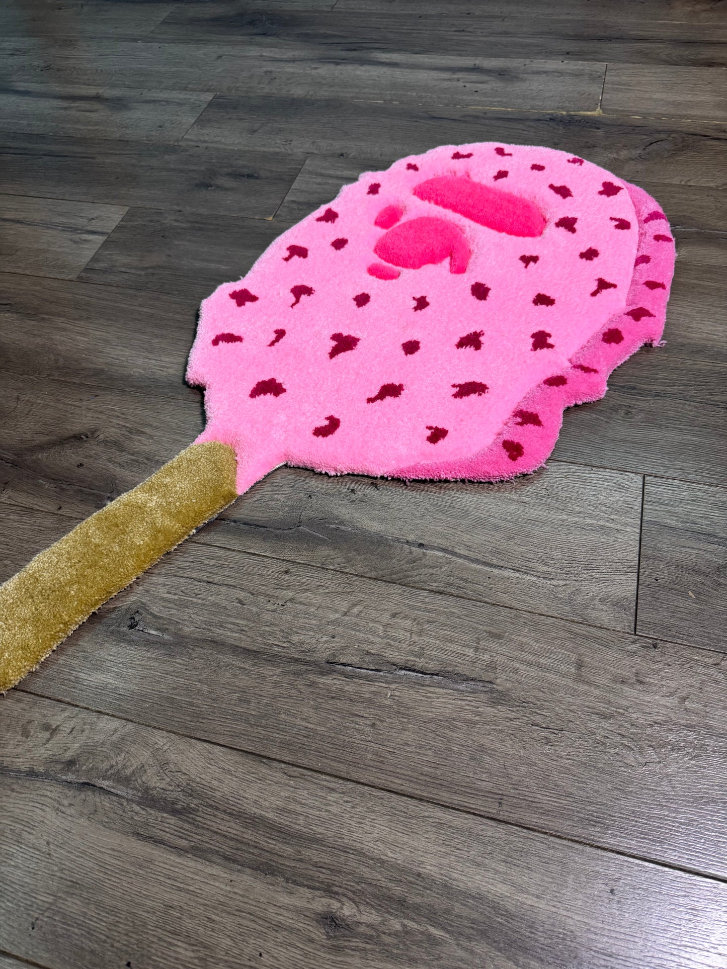 Bape Pink Raspberry Ice Cream Rug