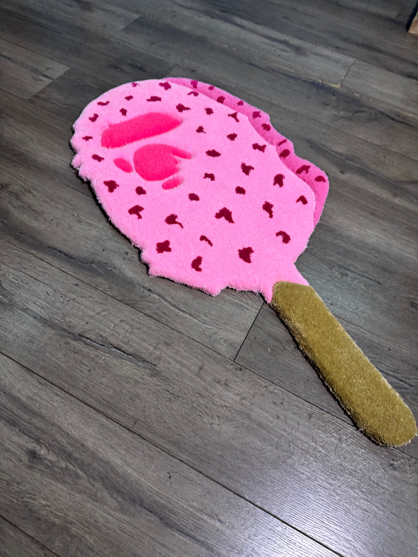 Bape Pink Raspberry Ice Cream Rug