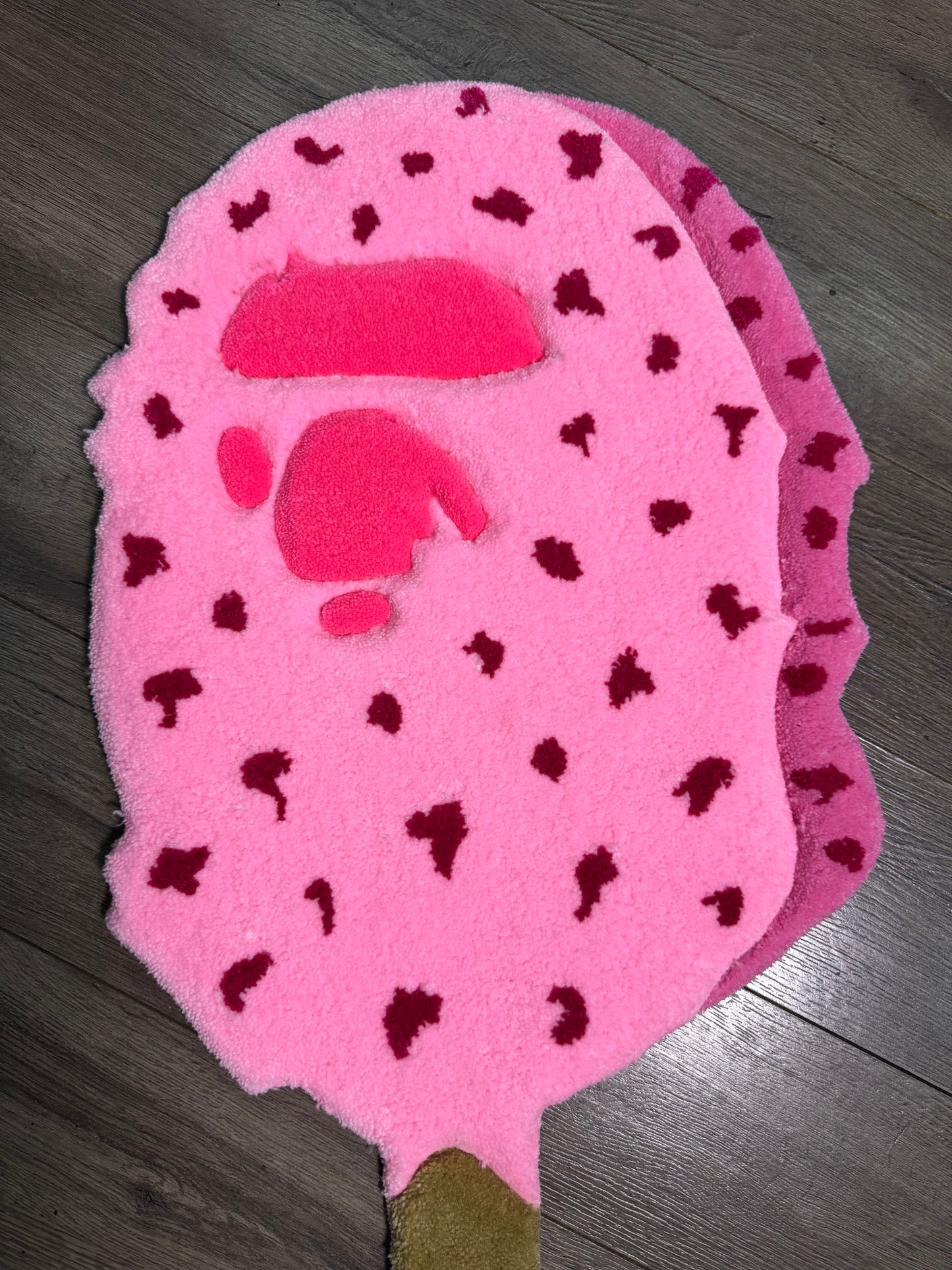 Bape Pink Raspberry Ice Cream Rug