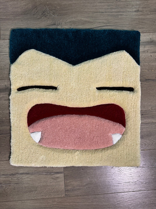 Snorlax face Rug