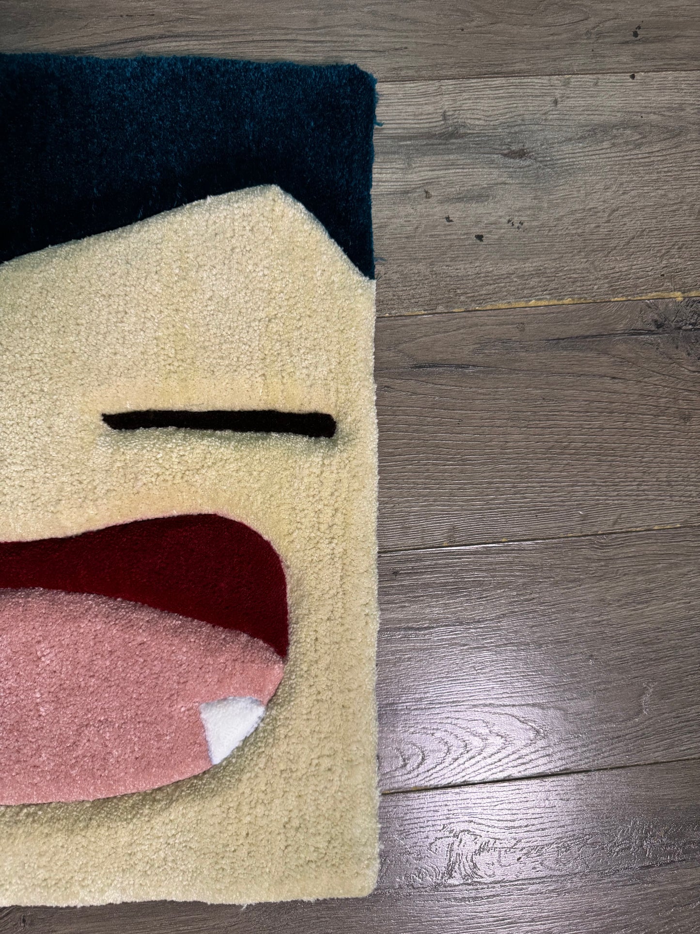 Snorlax face Rug